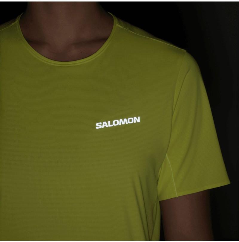 Sense Aero SS Tee - Womens - lime / electric lime 1