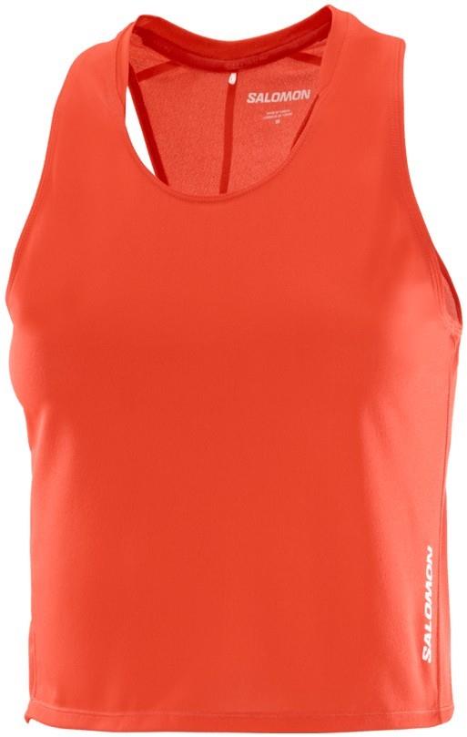 Sense Aero Short Tank - Womens - fiery red 1