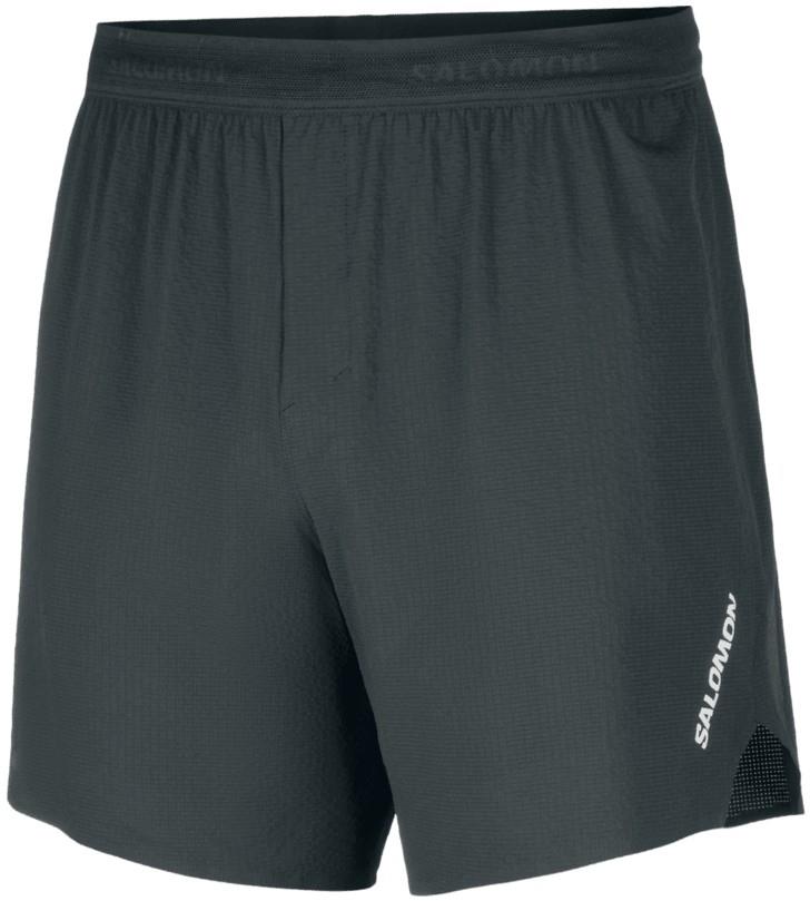 Sense Aero Shorts, 7" Inseam - Mens - deep black / reflective light gray 1