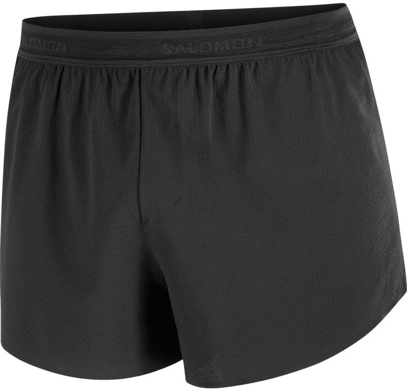 Sense Aero Split Shorts, 3" Inseam - Mens - deep black 1