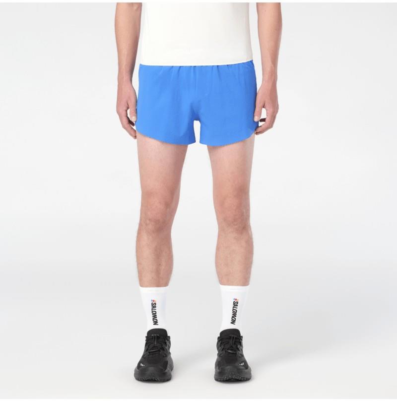 Sense Aero Split Shorts, 3" Inseam - Mens - pacific pulse 1