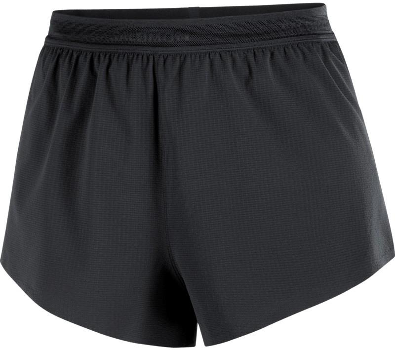 Sense Aero Split Shorts, 3" Inseam - Womens - deep black 1