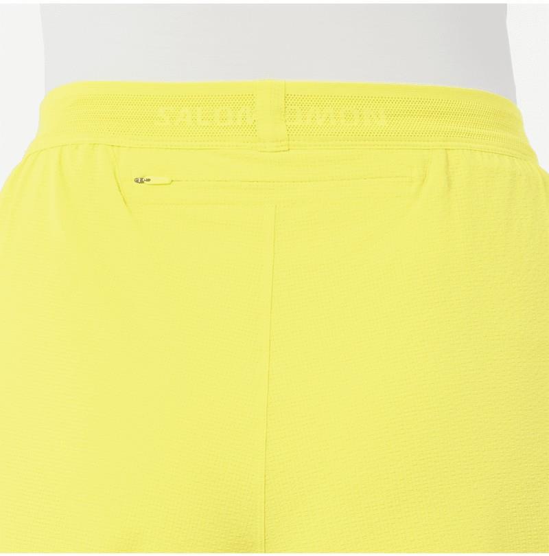 Sense Aero Split Shorts, 3" Inseam - Womens - lime 1