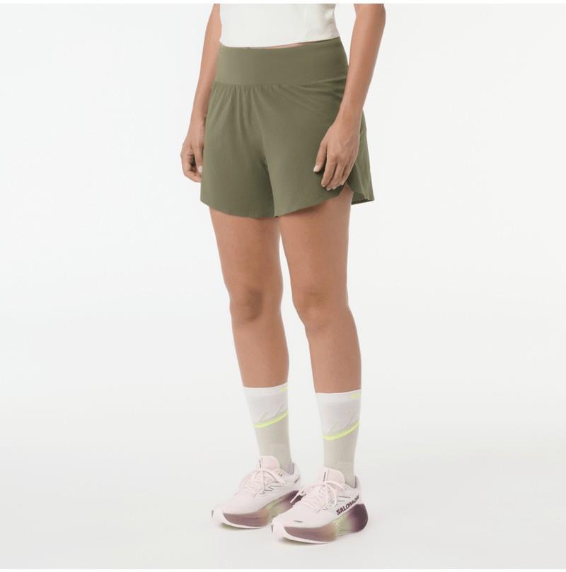 Sense Aero Stow Shorts, 4" Inseam - Womens - dakota shadow 1
