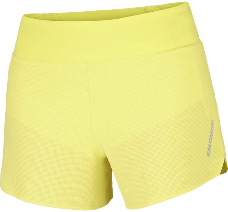 Sense Aero Stow Shorts, 4" Inseam - Womens - lime 1