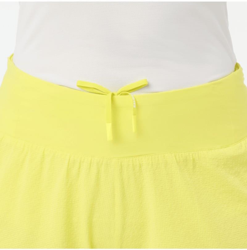 Sense Aero Stow Shorts, 4" Inseam - Womens - lime 1
