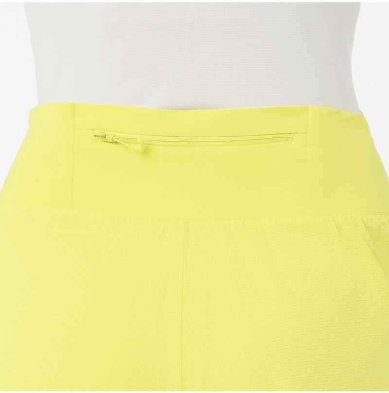 Sense Aero Stow Shorts, 4" Inseam - Womens - lime 1