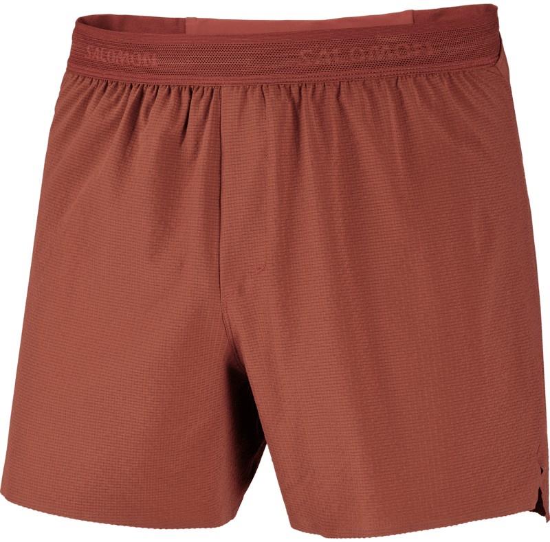 Sense Aero Stow Shorts, 5" Inseam - Mens - burnt umber 1