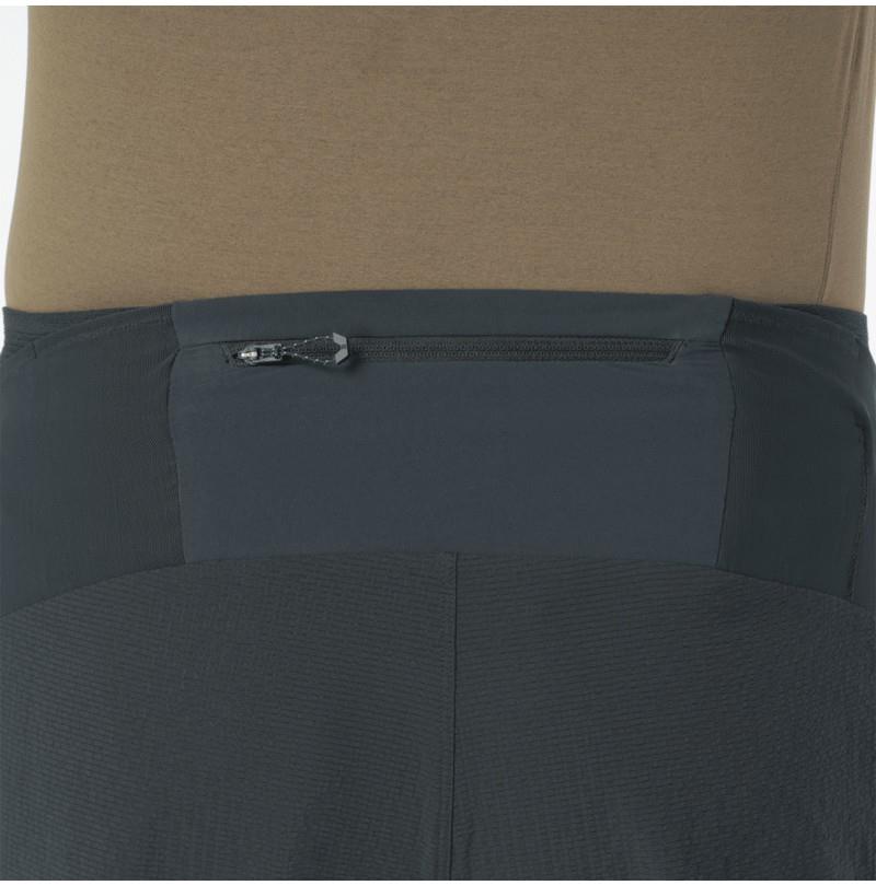 Sense Aero Stow Shorts, 5" Inseam - Mens - deep black / reflective light gray 1