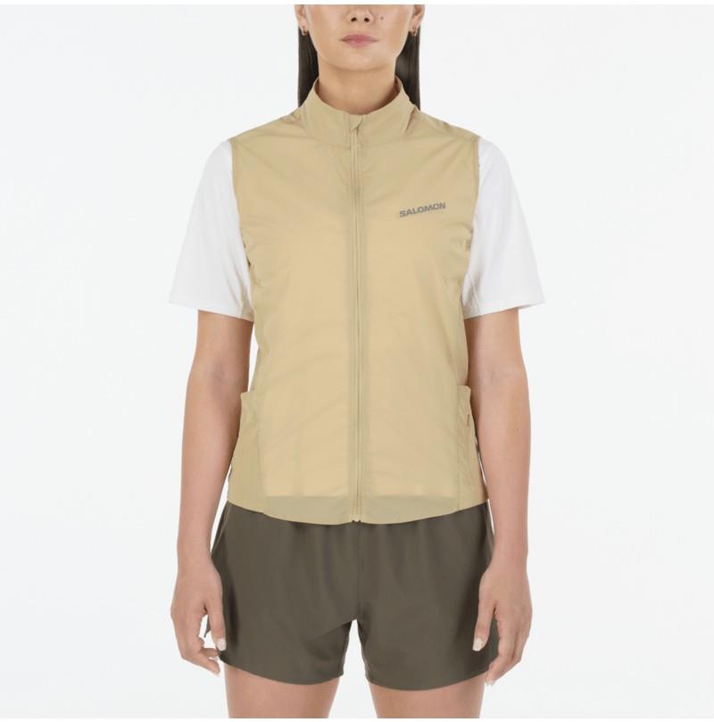 Sense Aero Wind Vest - Womens - tundra 1