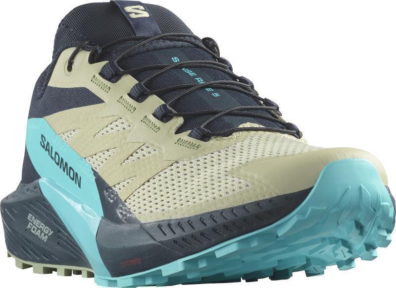 Sense Ride 5 - Mens - Alfalfa / Carbon / Peacock Blue 3