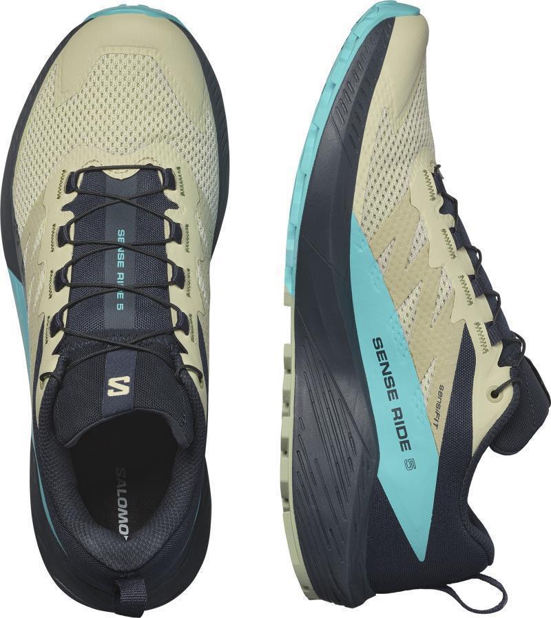Sense Ride 5 - Mens - Alfalfa / Carbon / Peacock Blue 4
