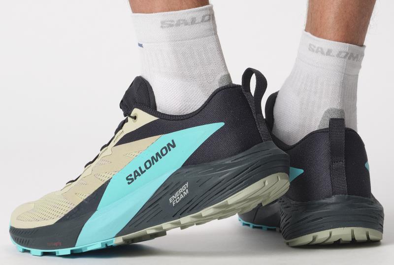Sense Ride 5 - Mens - Alfalfa / Carbon / Peacock Blue 8