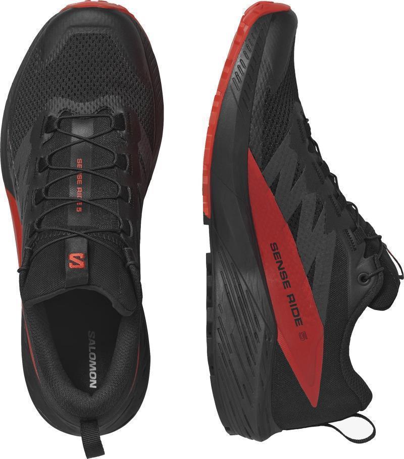 Sense Ride 5 - Mens - Black / Fiery Red / Black 4
