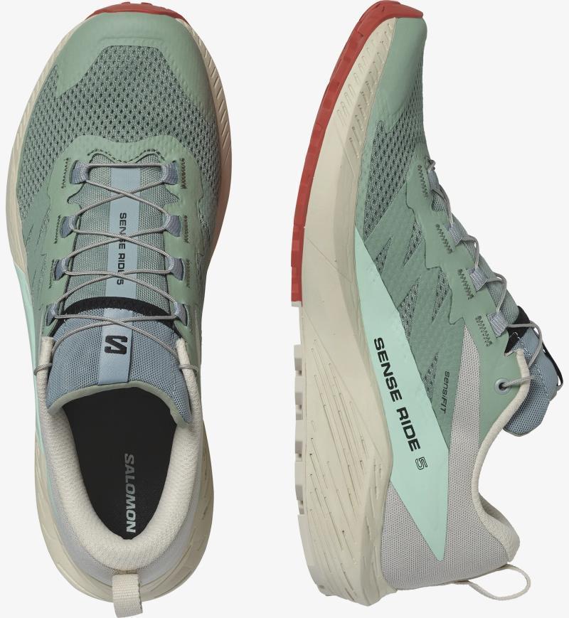 Sense Ride 5 - Mens - Lily Pad / Rainy Day / Bleached Aqua 4