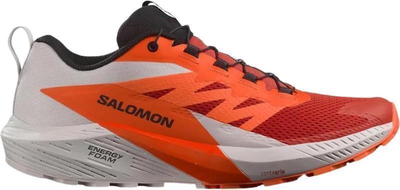 Sense Ride 5 - Mens - Lunar Rock / Shocking Orange / Fiery Red 1