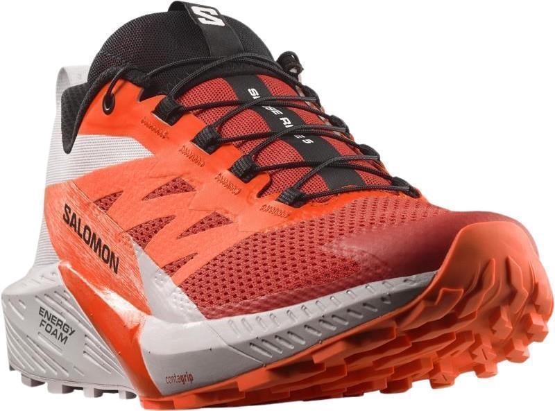 Sense Ride 5 - Mens - Lunar Rock / Shocking Orange / Fiery Red 2