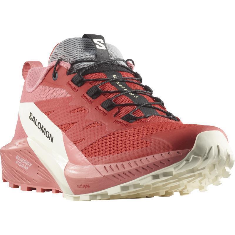 Sense Ride 5 - Womens - Tea Rose / Fiery Red / Vanilla Ice 3