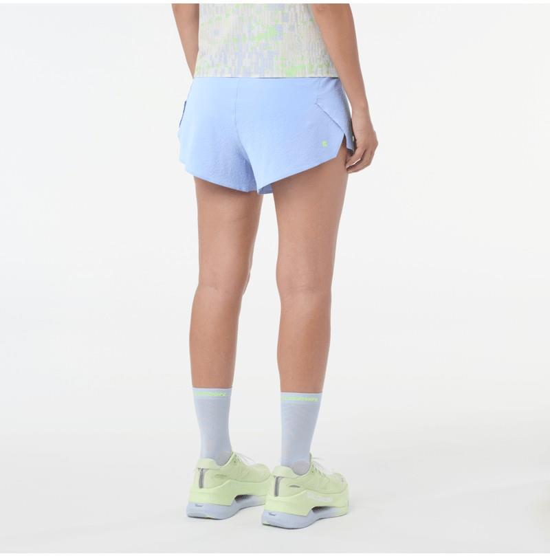 Sense Split Marathon Shorts, 3" Inseam - Womens - persian blue 1