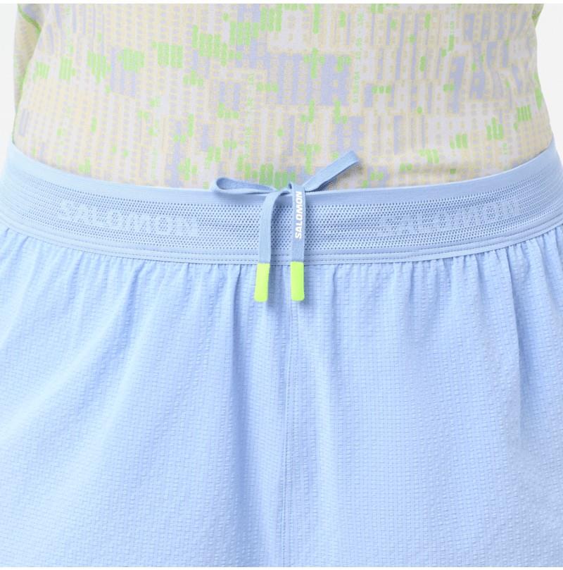 Sense Split Marathon Shorts, 3" Inseam - Womens - persian blue 1