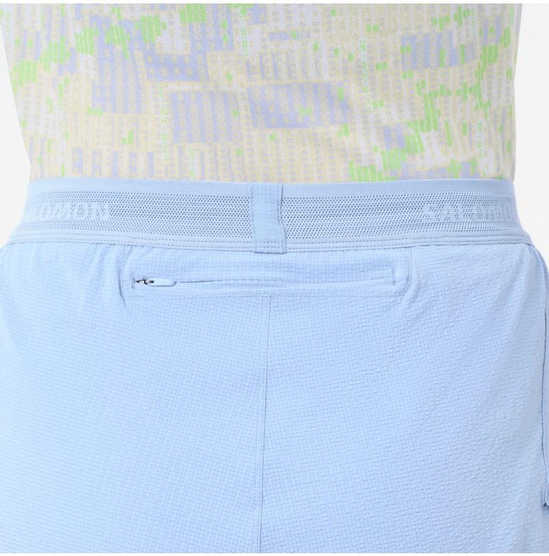 Sense Split Marathon Shorts, 3" Inseam - Womens - persian blue 1