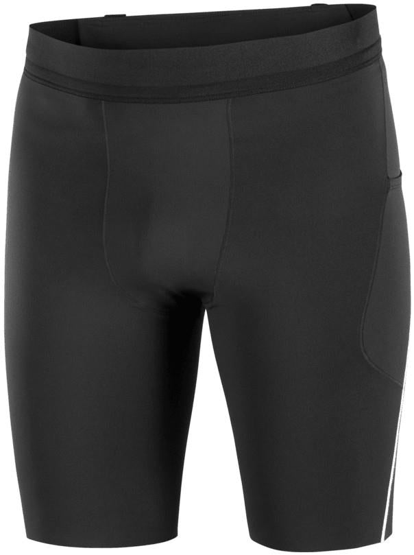 Sense Stow Short Tights, 9" Inseam - Mens - deep black 1