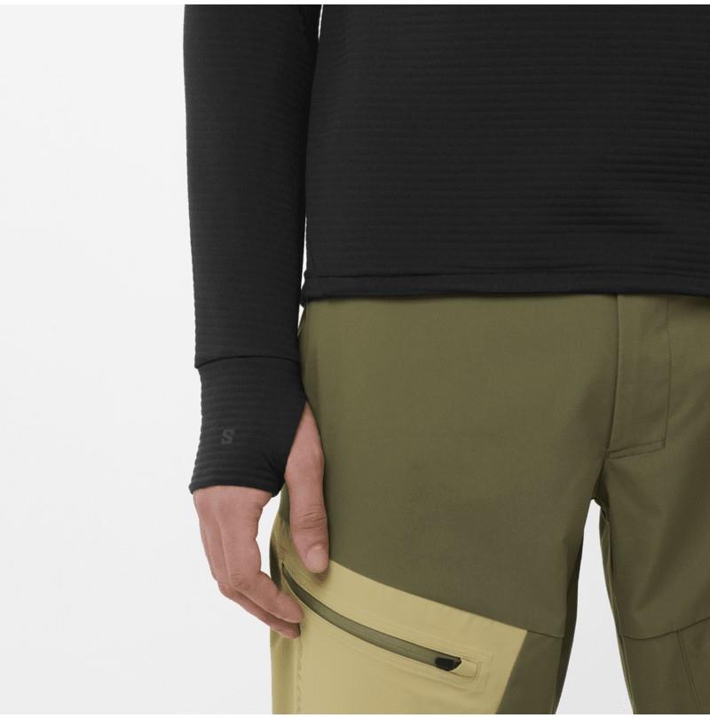 Sntial Lightwarm Crewneck - Mens - deep black 1