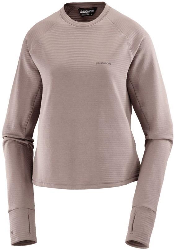 Sntial Lightwarm Crewneck - Womens - iron 1