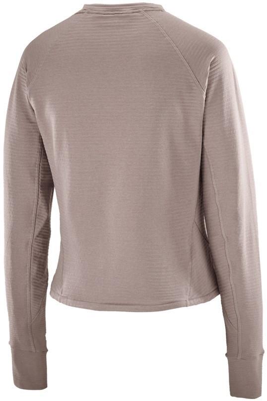 Sntial Lightwarm Crewneck - Womens - iron 1
