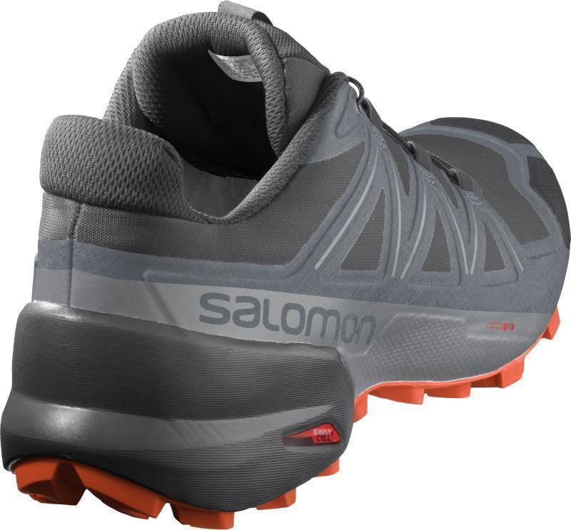 Speedcross 5 - Mens - Black / Stormy Weather / Red Orange 4