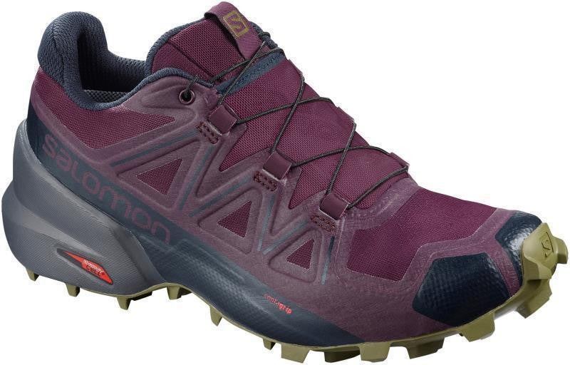 Speedcross 5 - Womens - potent purple / ebony / burnt olive 1