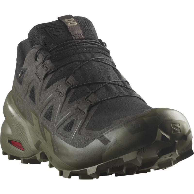 Speedcross 6 GTX - Mens - Black / Peat / Deep Lichen Green 1