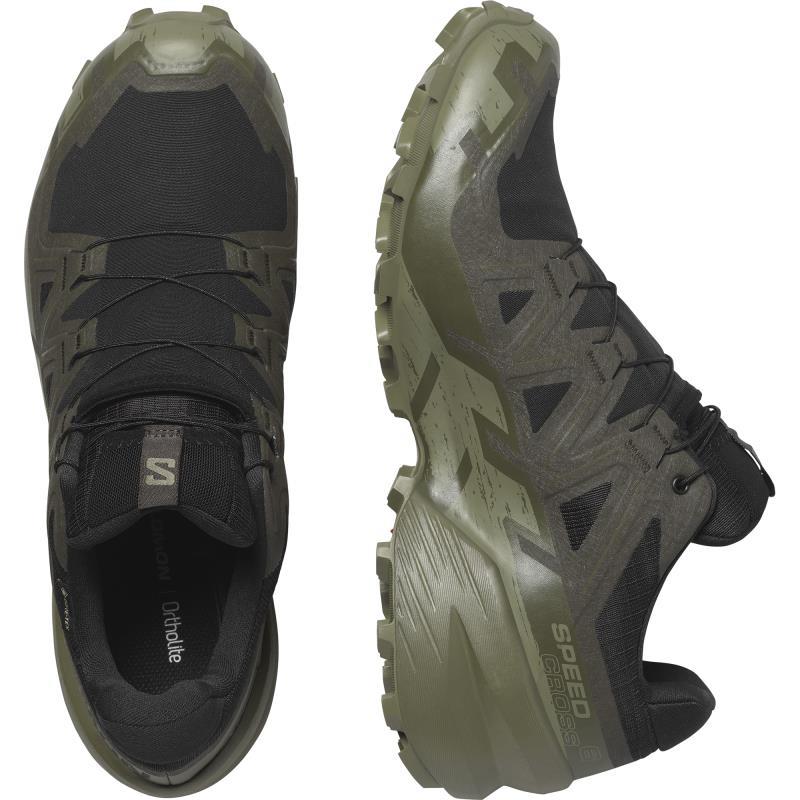 Speedcross 6 GTX - Mens - Black / Peat / Deep Lichen Green 3