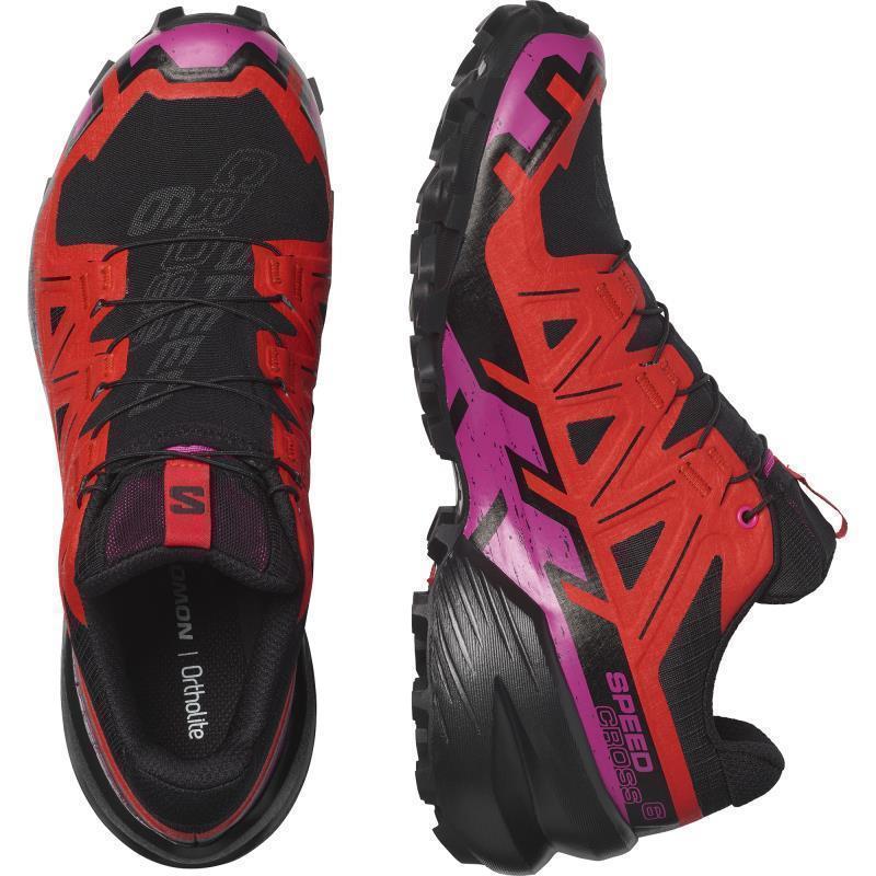Speedcross 6 GTX - Womens - Black / Fiery Red / Very Berry 2
