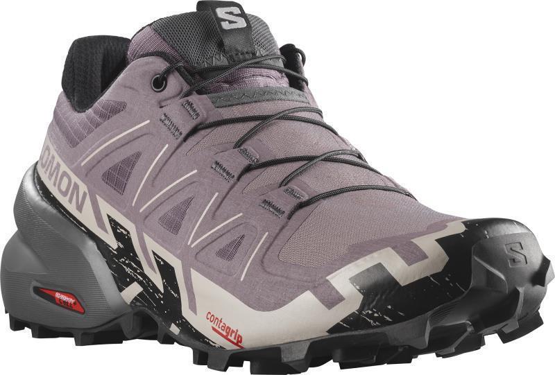 Speedcross 6, Wide - Womens - Moonscape / Black / Ashes Of Roses 1