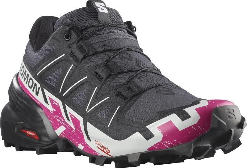 Speedcross 6 - Womens - ebony / white / very berry 1