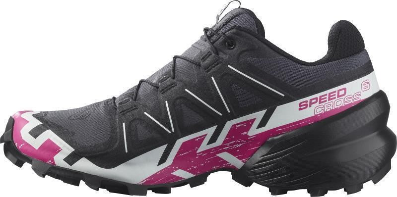 Speedcross 6 - Womens - ebony / white / very berry 1