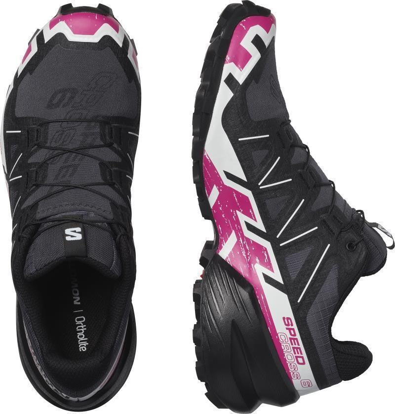 Speedcross 6 - Womens - ebony / white / very berry 1