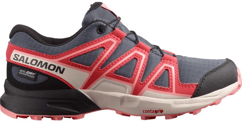 Speedcross WTPF - Junior - grisaille / hushed violet / rouge red 1