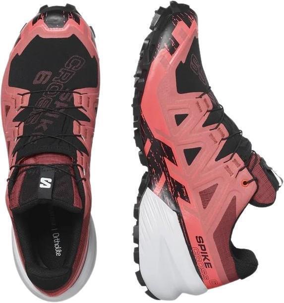 Spikecross 6 GTX - Unisex - Cow Hide / Black / Fiery Coral 2