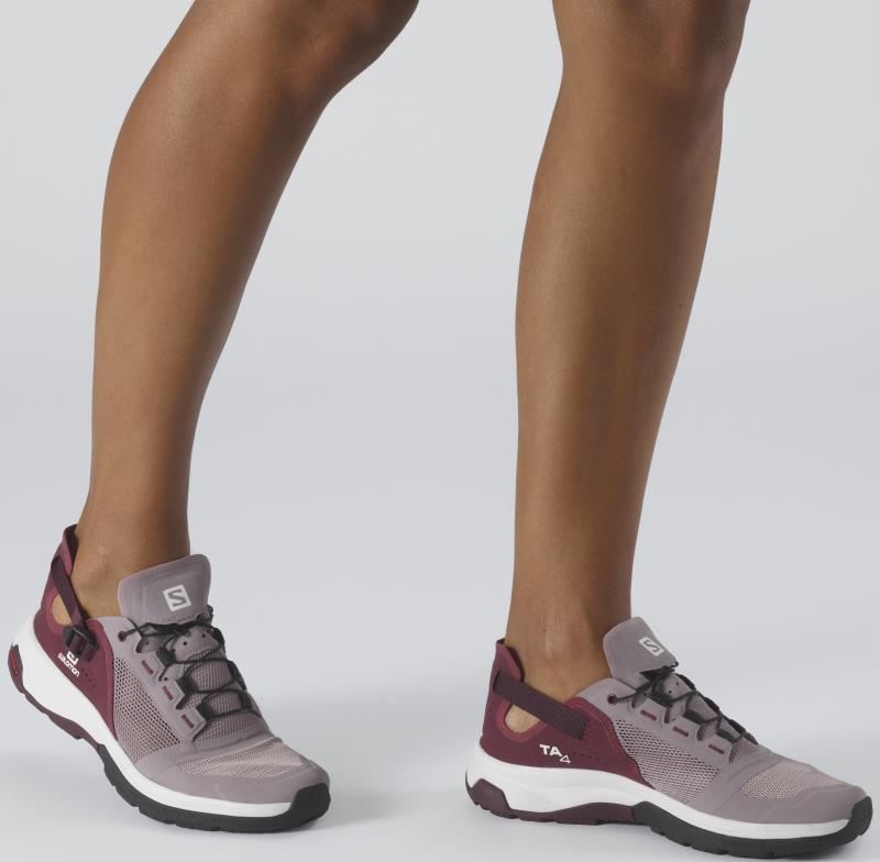 Tech Amphib 4 - Womens - Quail / Rhododendron / Wine Tasting 4