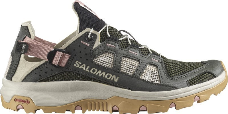 Techamphibian 5 - Womens - peat / rainy day / hyma pink 1