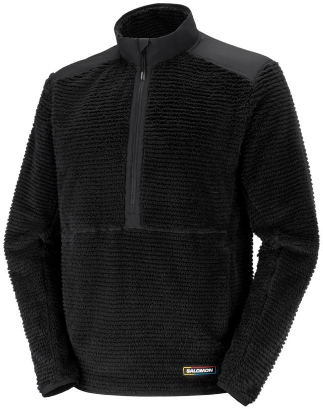 Thernova Fleece Half Zip - Mens - deep black 1