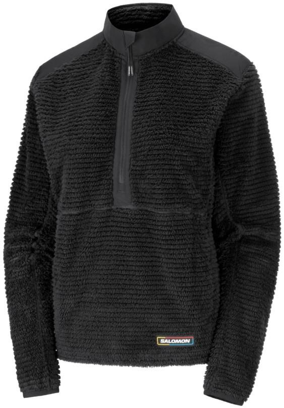 Thernova Fleece Half Zip - Womens - deep black 1