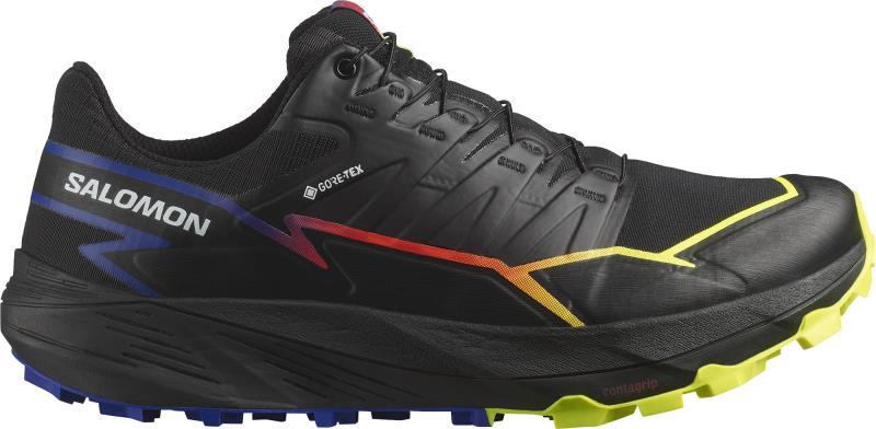 Thundercross GTX Blue Fire - Unisex - black / surf the web / safety yellow 1