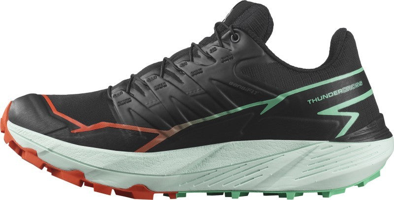 Thundercross - Womens - black / cherry tomato / electric green 1