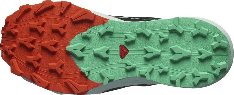 Thundercross - Womens - black / cherry tomato / electric green 1