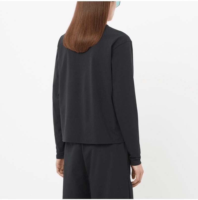 Trackline LS Tee - Womens - deep black 1