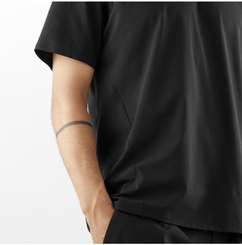 Trackline SS Tee - Mens - deep black 1