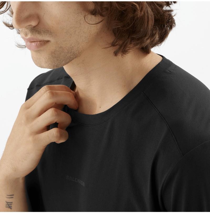 Trackline SS Tee - Mens - deep black 1